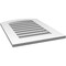 Ekena Millwork Arch Top Surface Mount PVC Gable Vent: Non-Functional, w/ 3-1/2"W x 1"P Standard Frame, 20"W x 26"H GVPAR20X2601SN - alternate 4